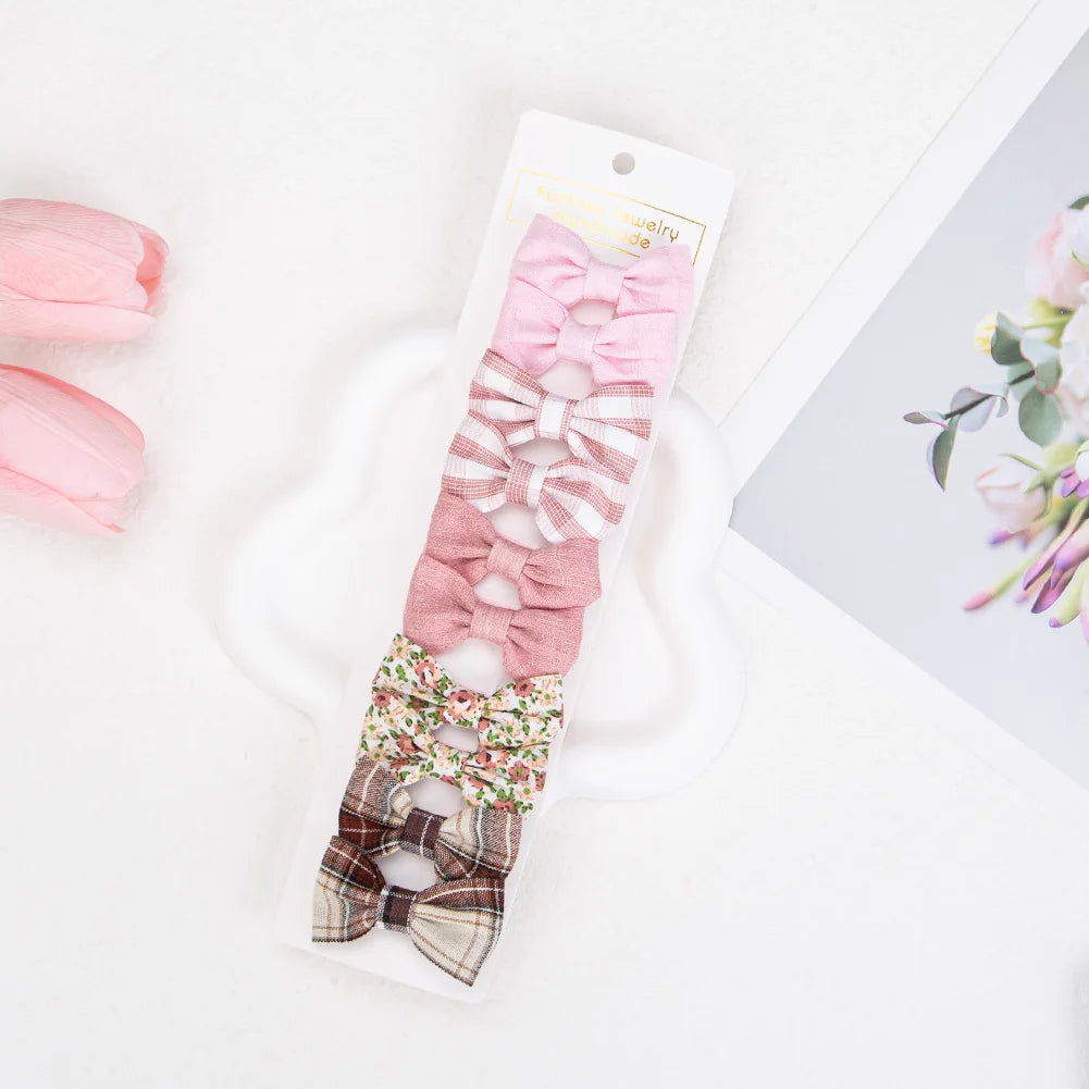 Mini Hair Bow Clips Suitable for Baby Girls