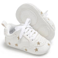 Gold Star Lace-Up Little Steps baby sneakers