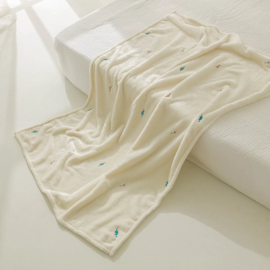Cozy Fleece Baby Blanket - Dinosaur, product view