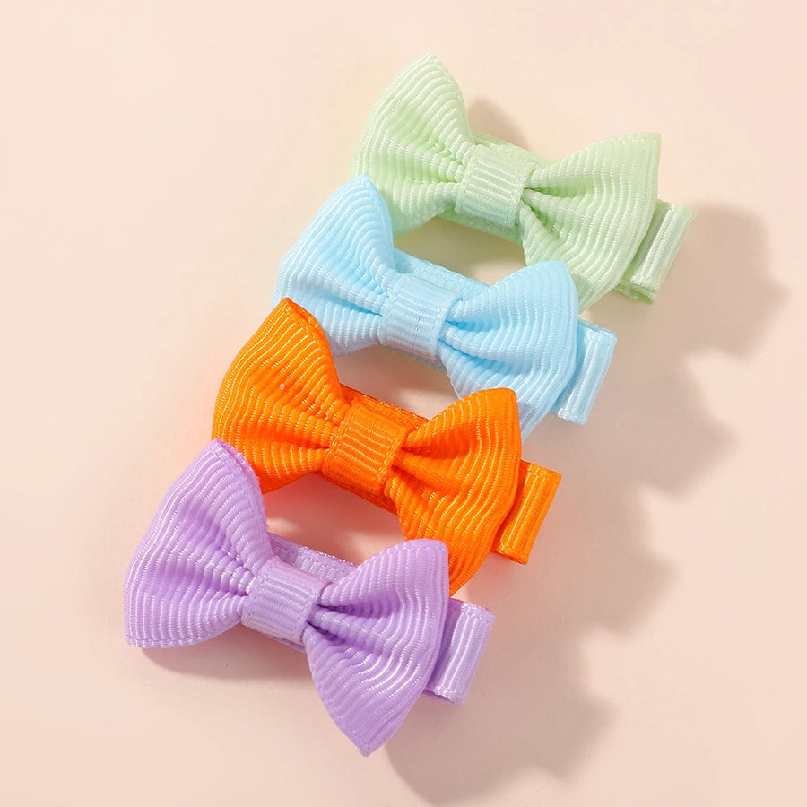 Mini Hair Bow Clip Set, product view 6