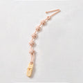 Soft Teething Pacifier Clip with baby toy