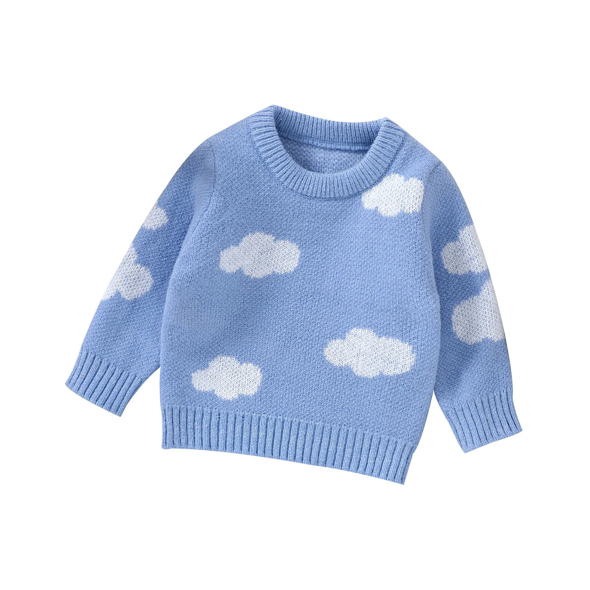Aqua Blue Knit Sweater for Babies and Toddlers
