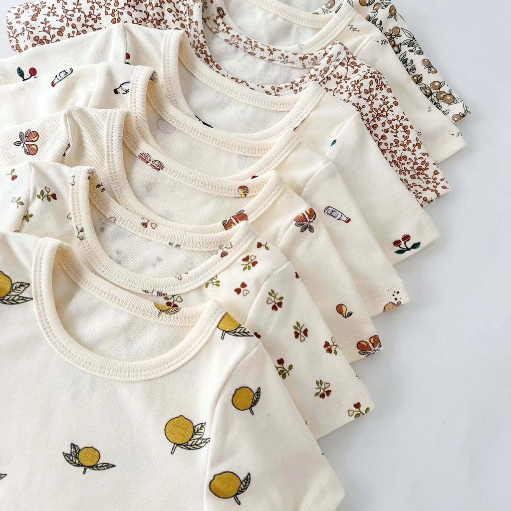 Floral Print T-Shirt and Shorts Set