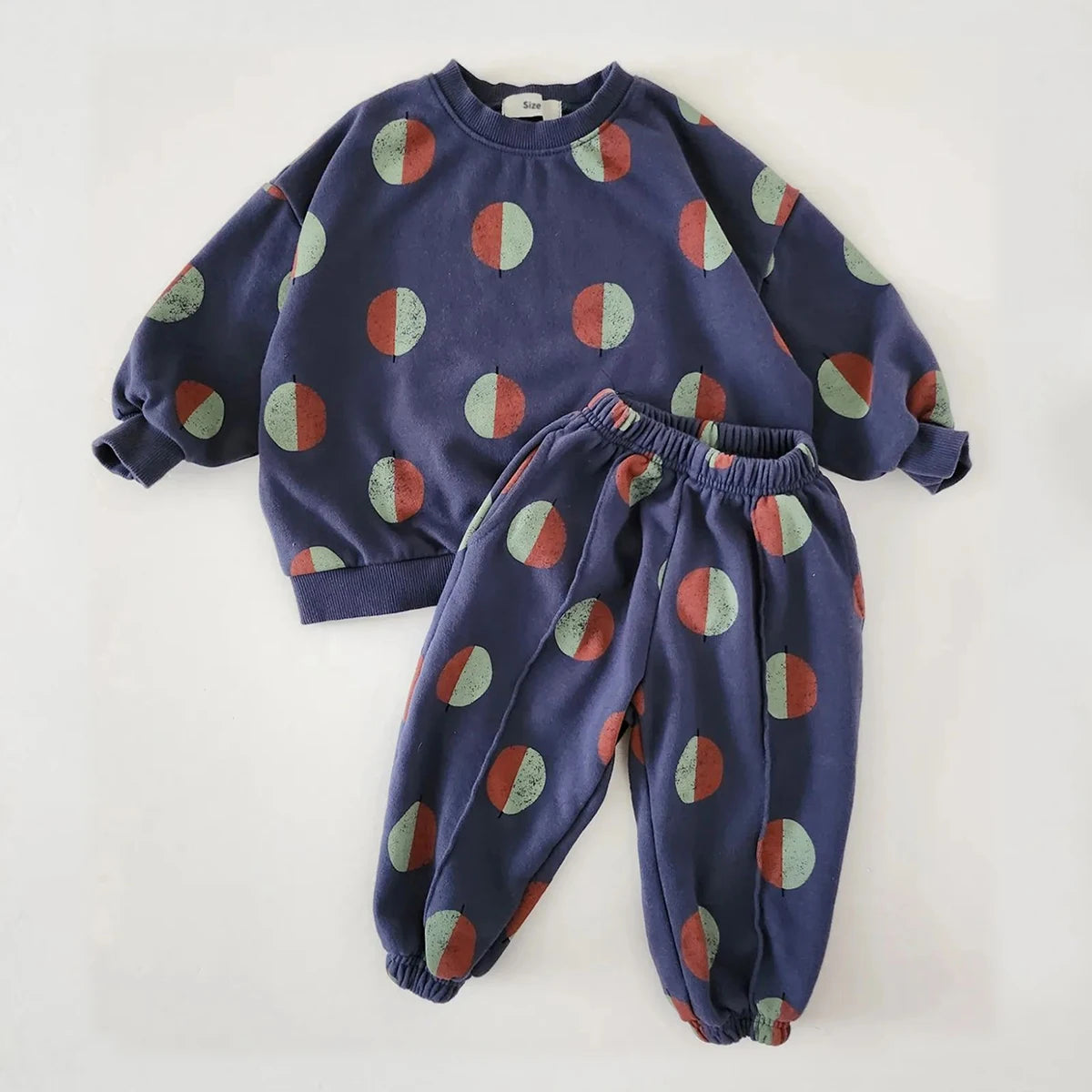Balloon Print Sweatshirt Romper