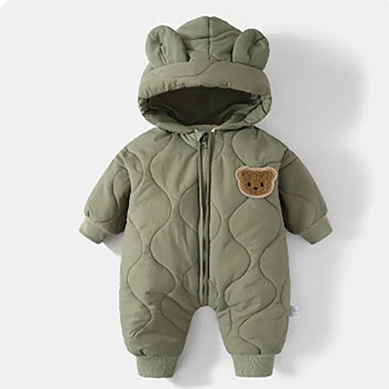 Teddy Bear Fleece Romper, product view 7