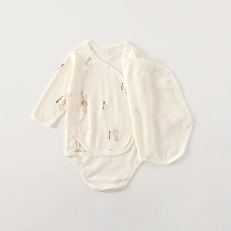 Soft Cotton Long Sleeve Bodysuit, product view 2