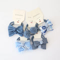 Floral Bow Hair Accessories Set