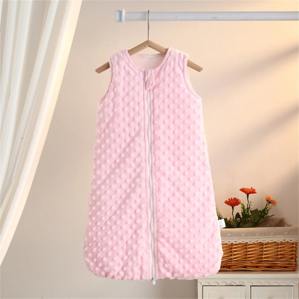 Plush Velvet Sleep Sack - Pink, product view