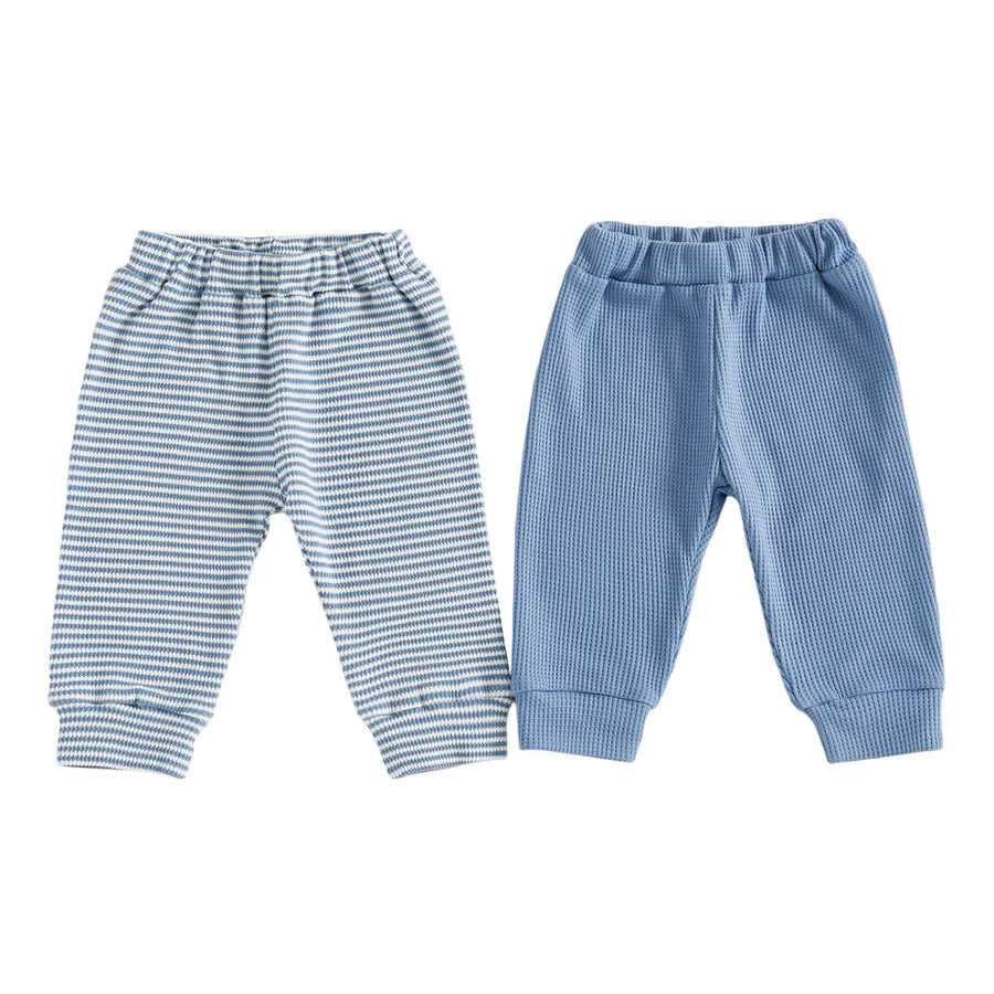 Striped & Solid Pants Set, product view 7