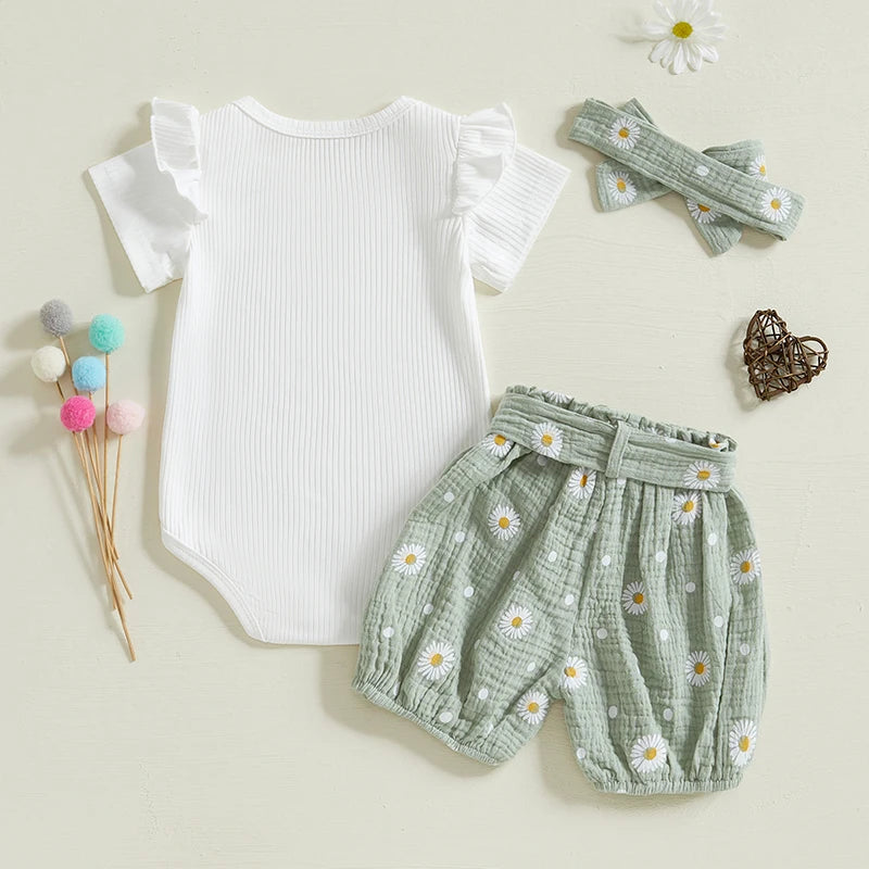 Daisy Day Bodysuit & Shorts Set – detail 3