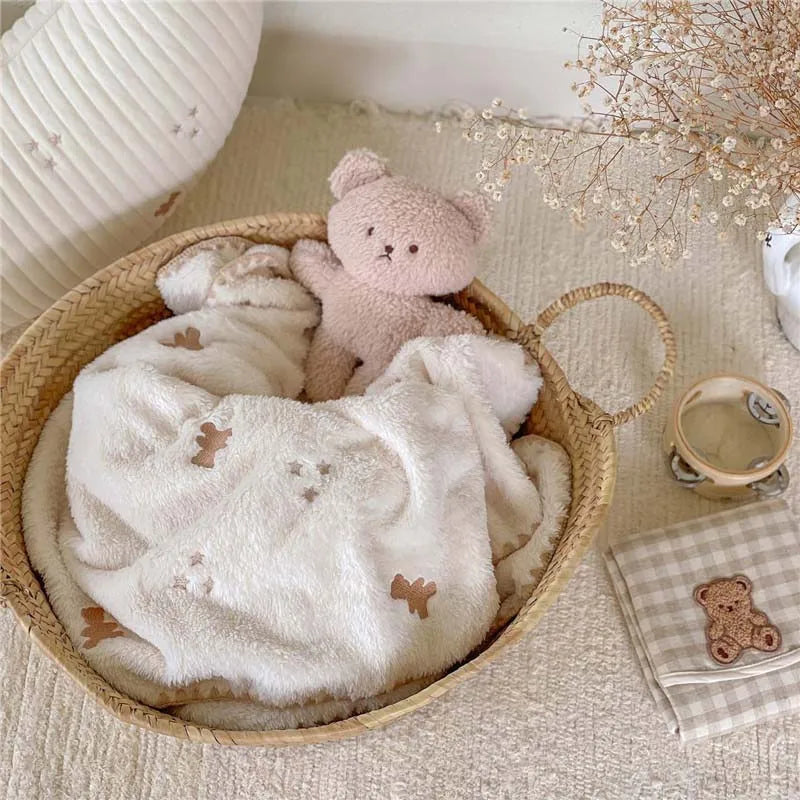 Little Friends Blanket in Squirrel design