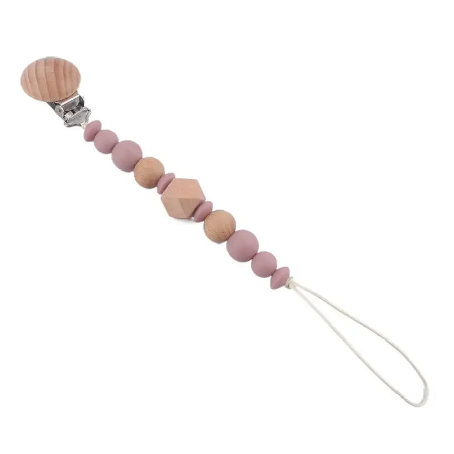 Octagonal Bead Pacifier Clip, product view 9