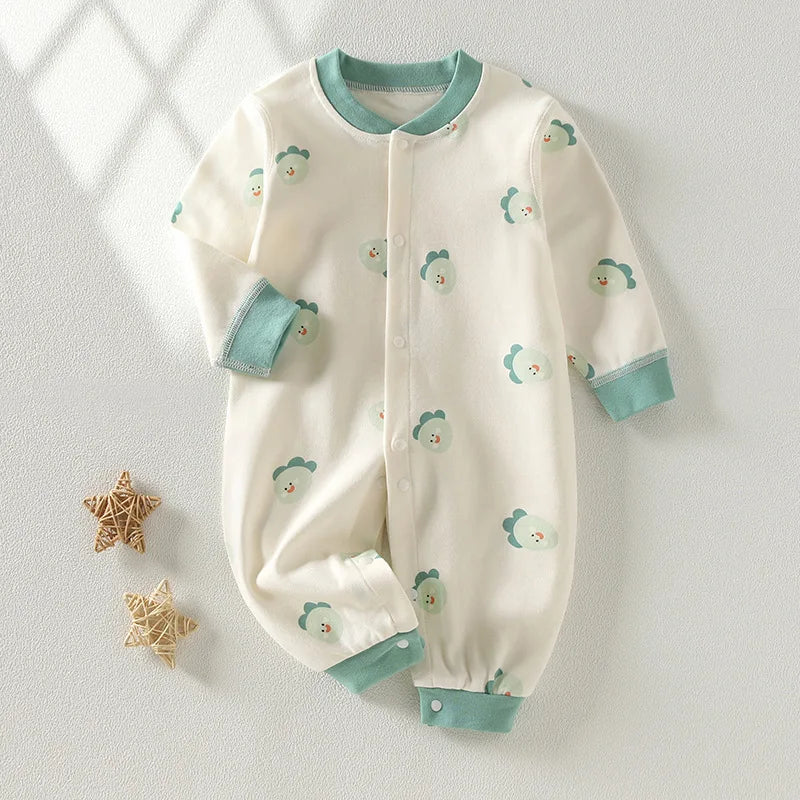 Multiple cartoon print designs on baby romper