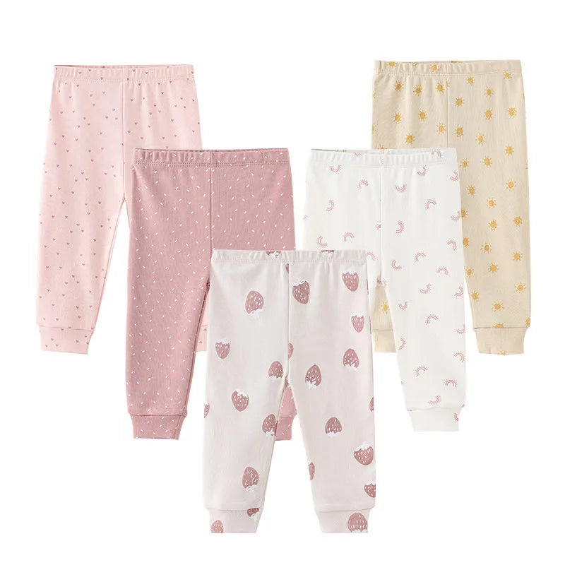 Solid Color Cotton Baby Pants