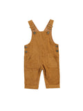 Baby Wearing Green Suspender Pants Jumpsuit