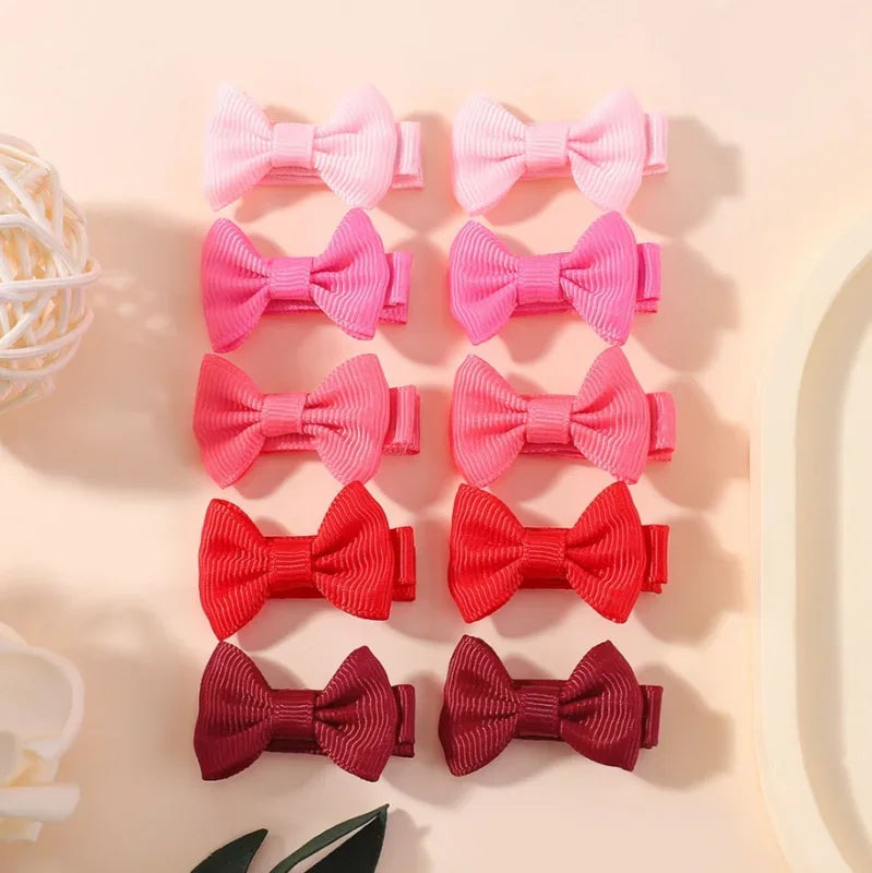Mini Hair Bow Clip Set, product view 9
