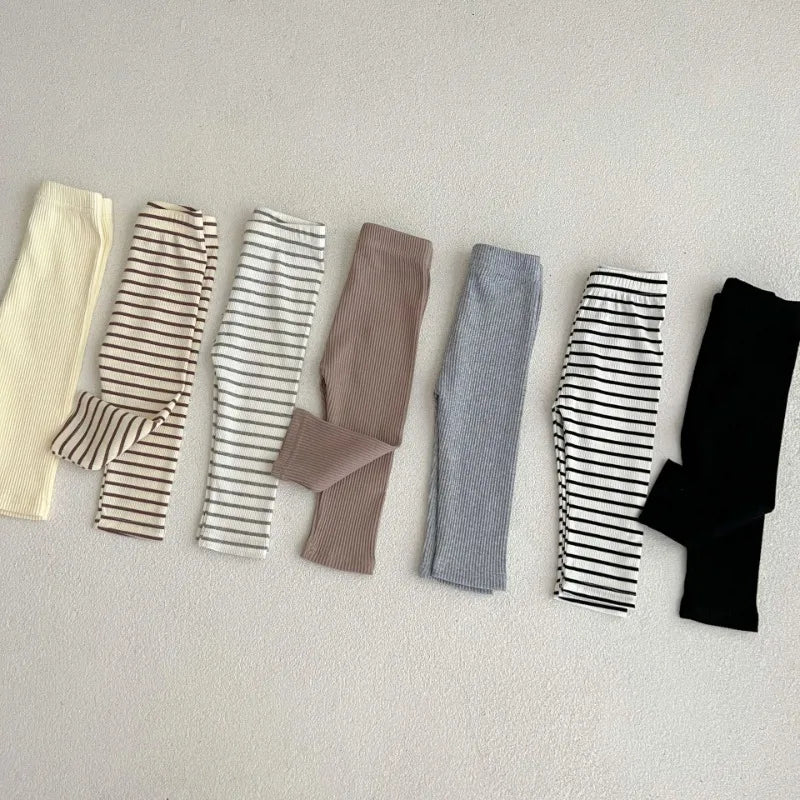 Striped Skinny Leggings Pants for Babies and Toddlers