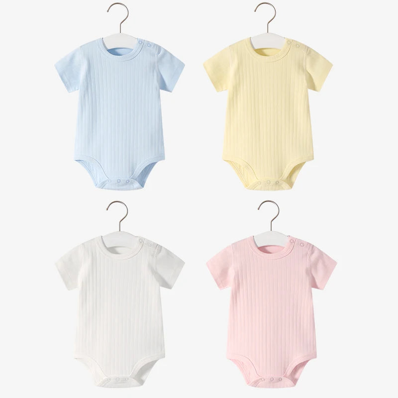 Petite Léonie Short Sleeve Bodysuit in multiple colors for babies