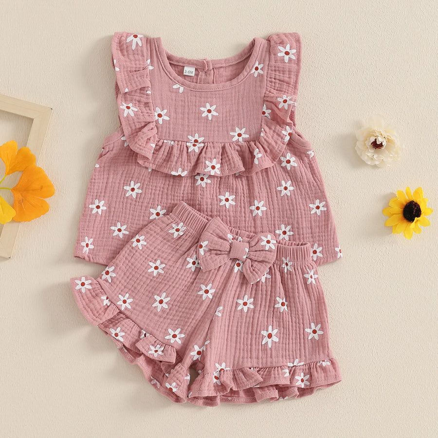 Prairie Floral Tank & Shorts Set – product view