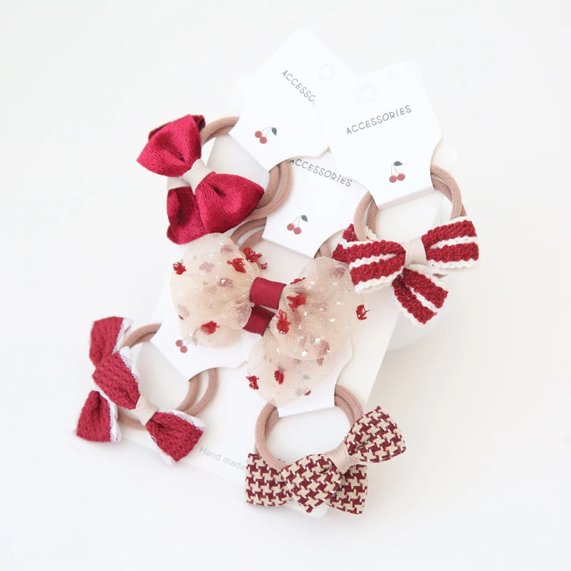 Plaid Hair Accessories Set