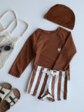 Printed Long Sleeve Swimwear Set for Toddlers
