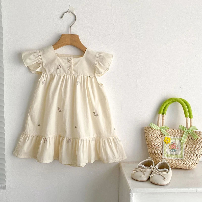 Embroidered Romper Set, product view 6