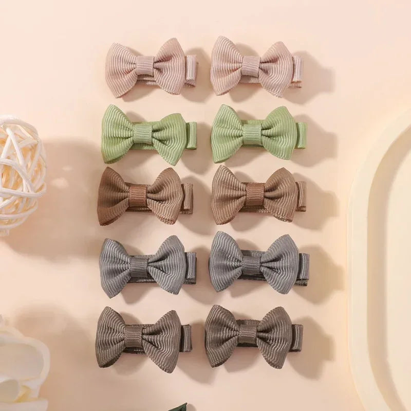 Mini Hair Bow Clip Set, product view 7