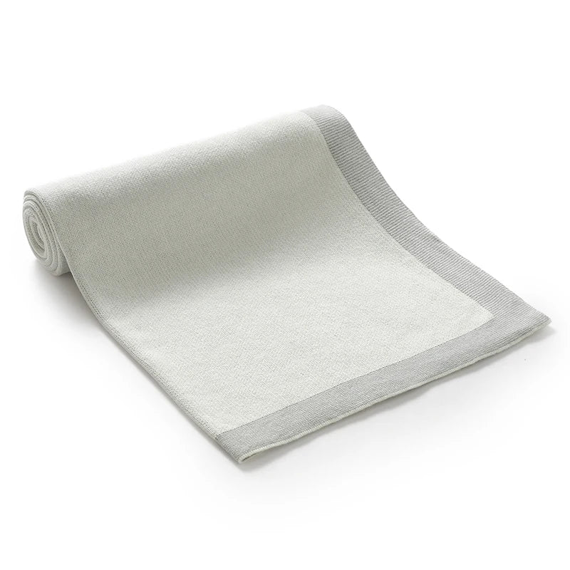 Ultra-Soft Cotton Knit Baby Blanket