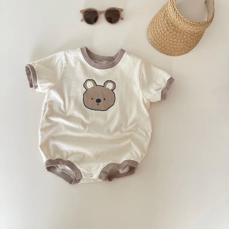 GentleBear Short-sleeve Romper, product view 2