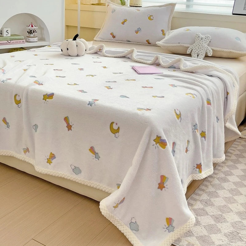 Cartoon Fleece Baby Blanket, product view 2
