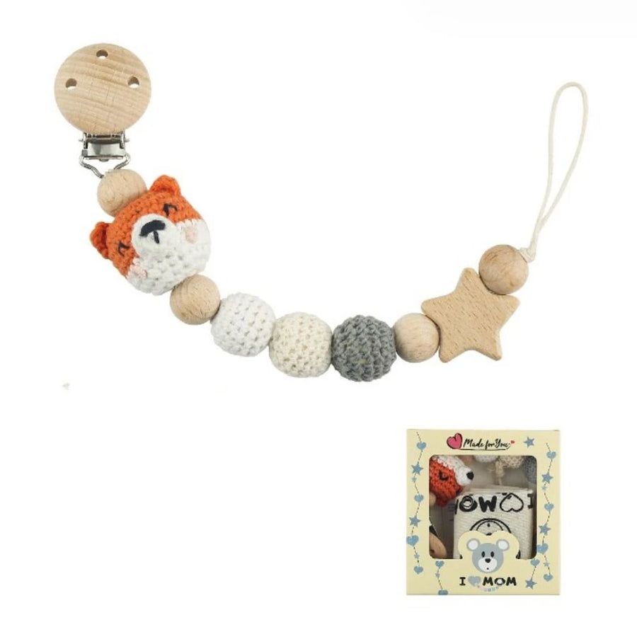 Crochet Animal Pacifier Clip, product view 9