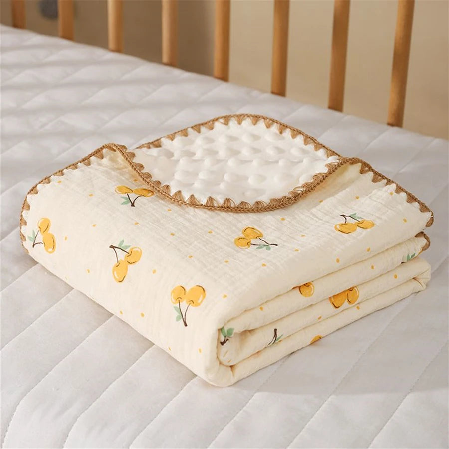 Double Dot Lined Baby Blanket, product view 8