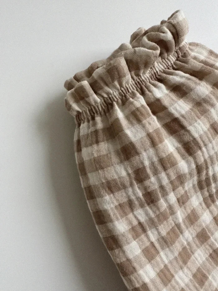 Checkered Bloomer Pants