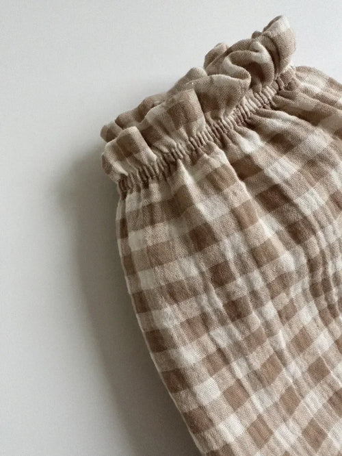 Checkered Bloomer Pants, product view 2