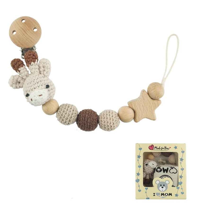 Crochet Animal Pacifier Clip, product view 8