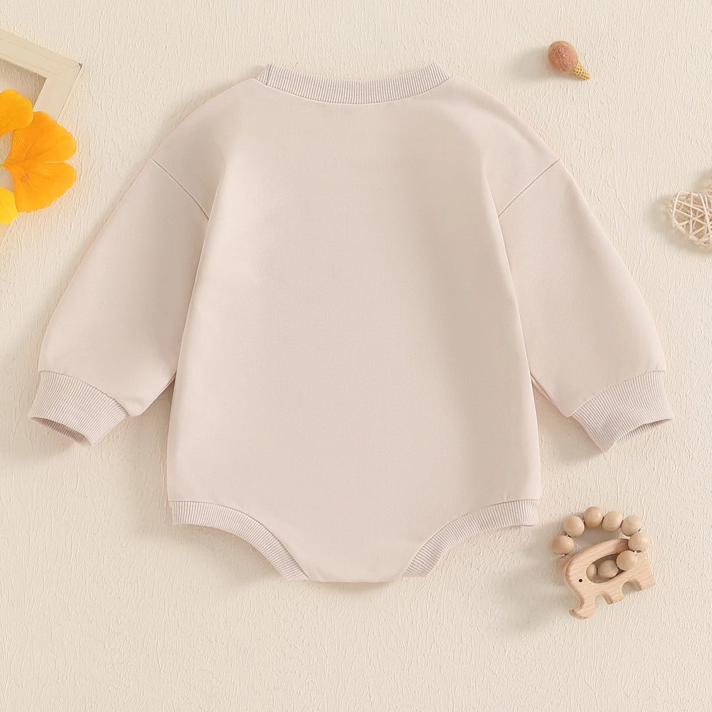 Little Bean Embroidery Romper