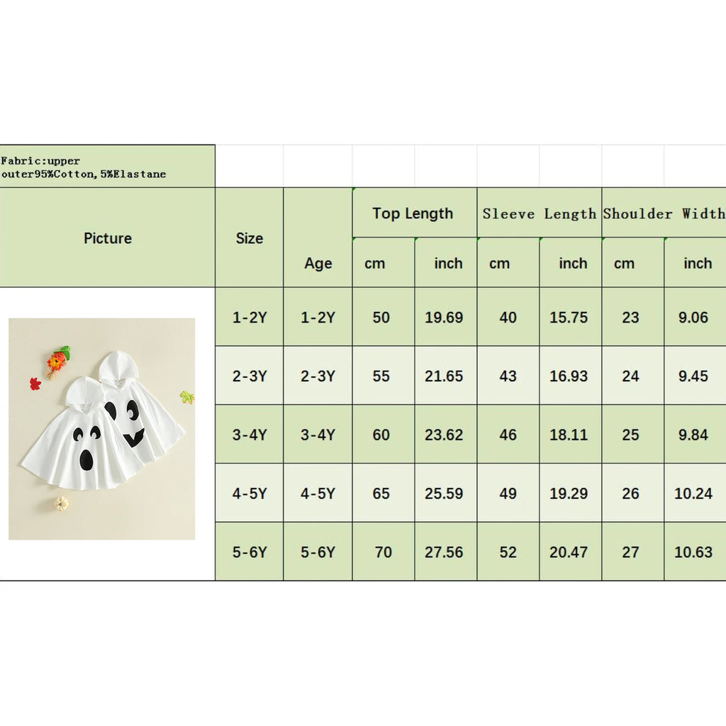 Ciel de Bretagne Ghost Hooded Cape Costume