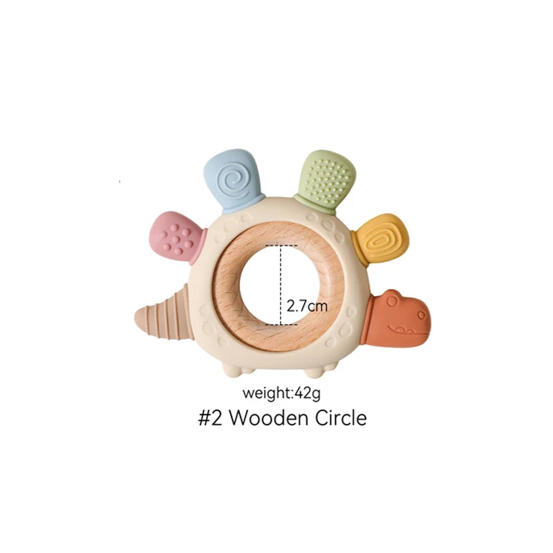 Crab-Shaped Silicone Baby Teether, product view 8