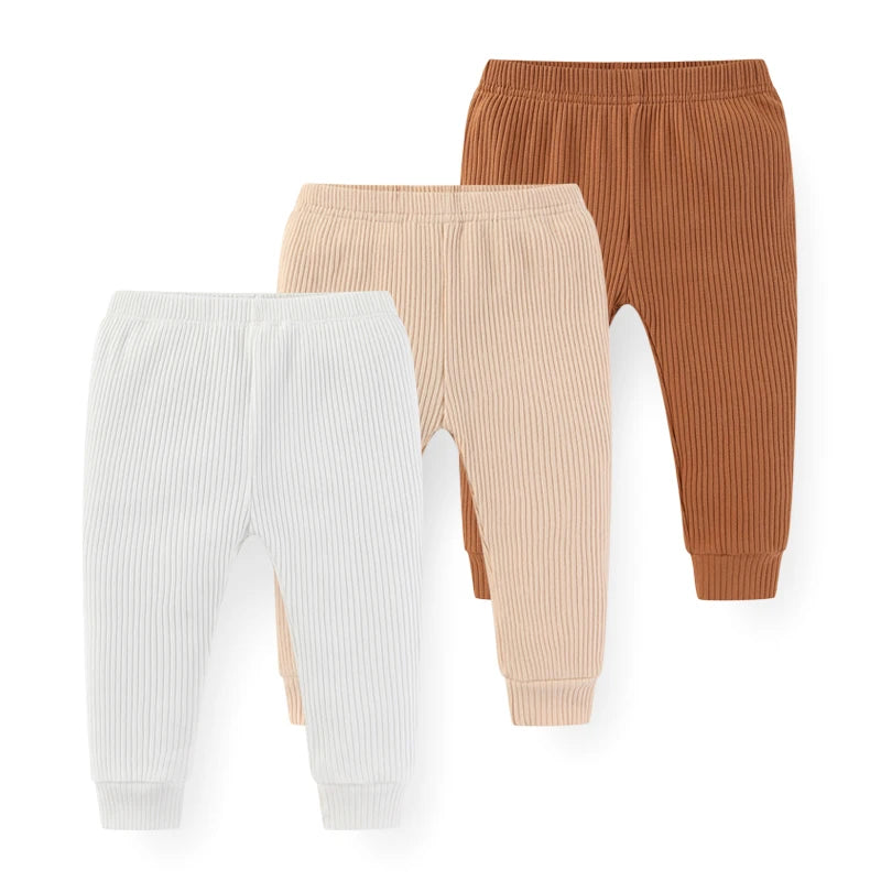 Solid Cotton Baby Pants Set, product view 6