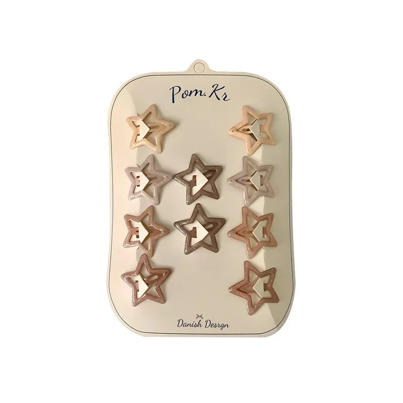 Colorful Star Hair Clip Set, product view 5