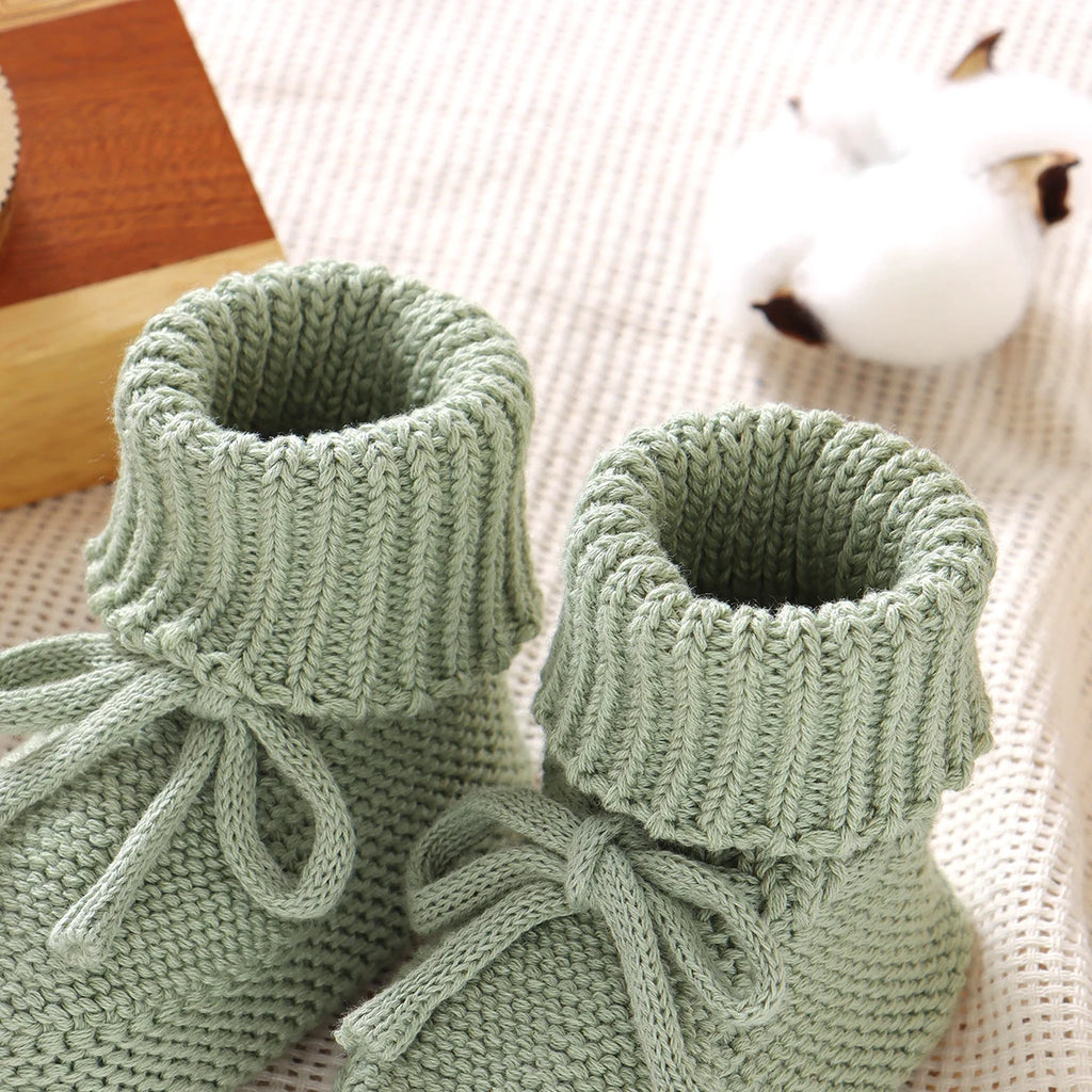 Breathable Knitted Baby Booties