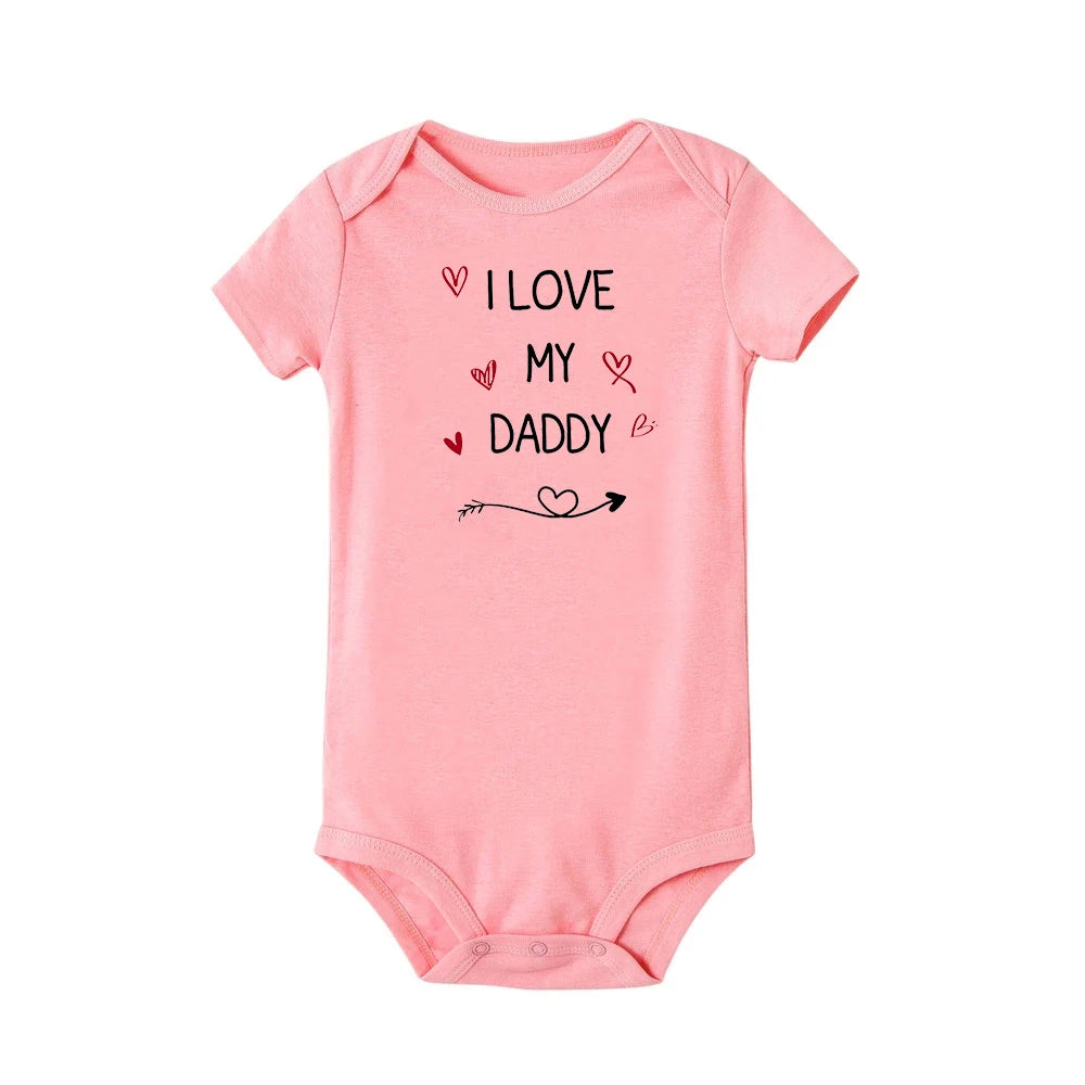 I Love My Daddy Romper packaging