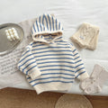 Striped Knit Romper laid flat showing full design