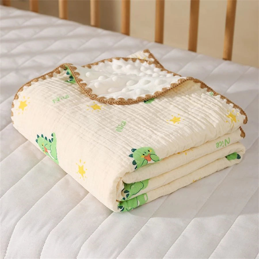 Double Dot Lined Baby Blanket, product view 14