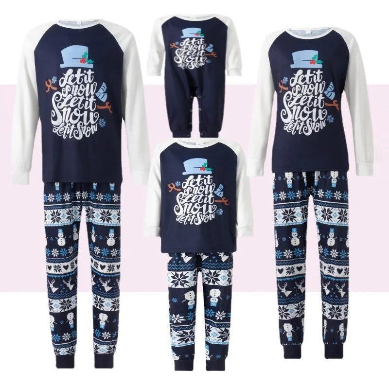 Snowman Fair Isle Family Christmas Pajamas