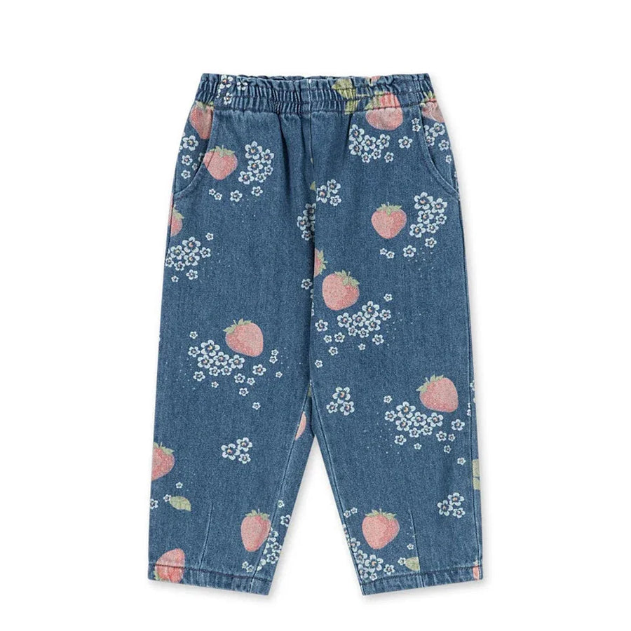 Petit Denim Pêche Pull-On Pants – product view