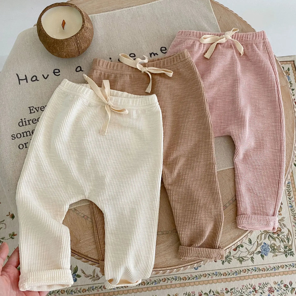 Cotton Stretch Baby Pants