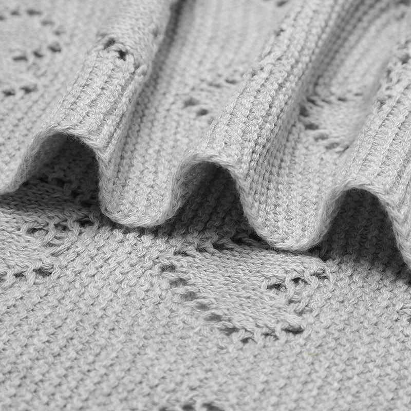 Knitted Cotton Baby Blanket