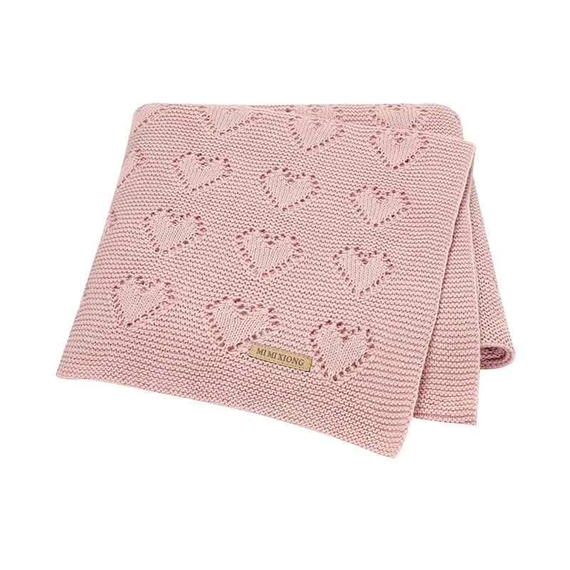 Knitted Cotton Baby Blanket
