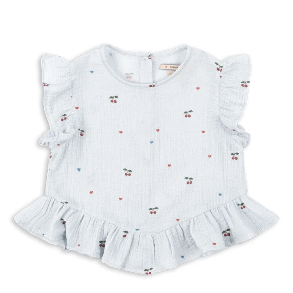 Céleste Cherry Peplum Top – featured product image